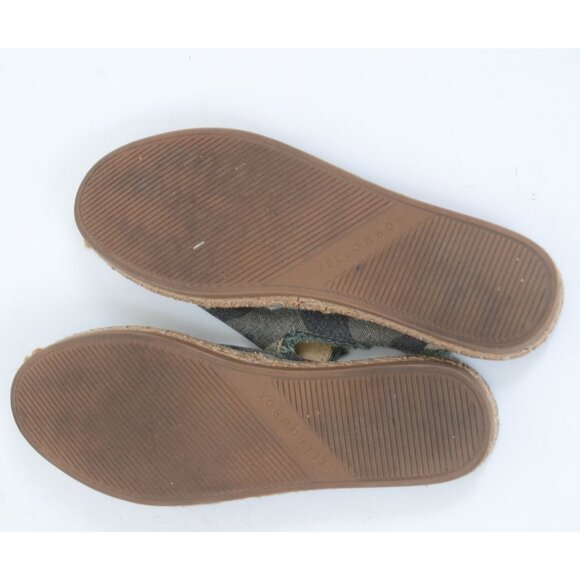 YellowBox Camo Canvas Slip-on Slide Flat Espadrilles Womens Size 8 - Picture 6 of 6